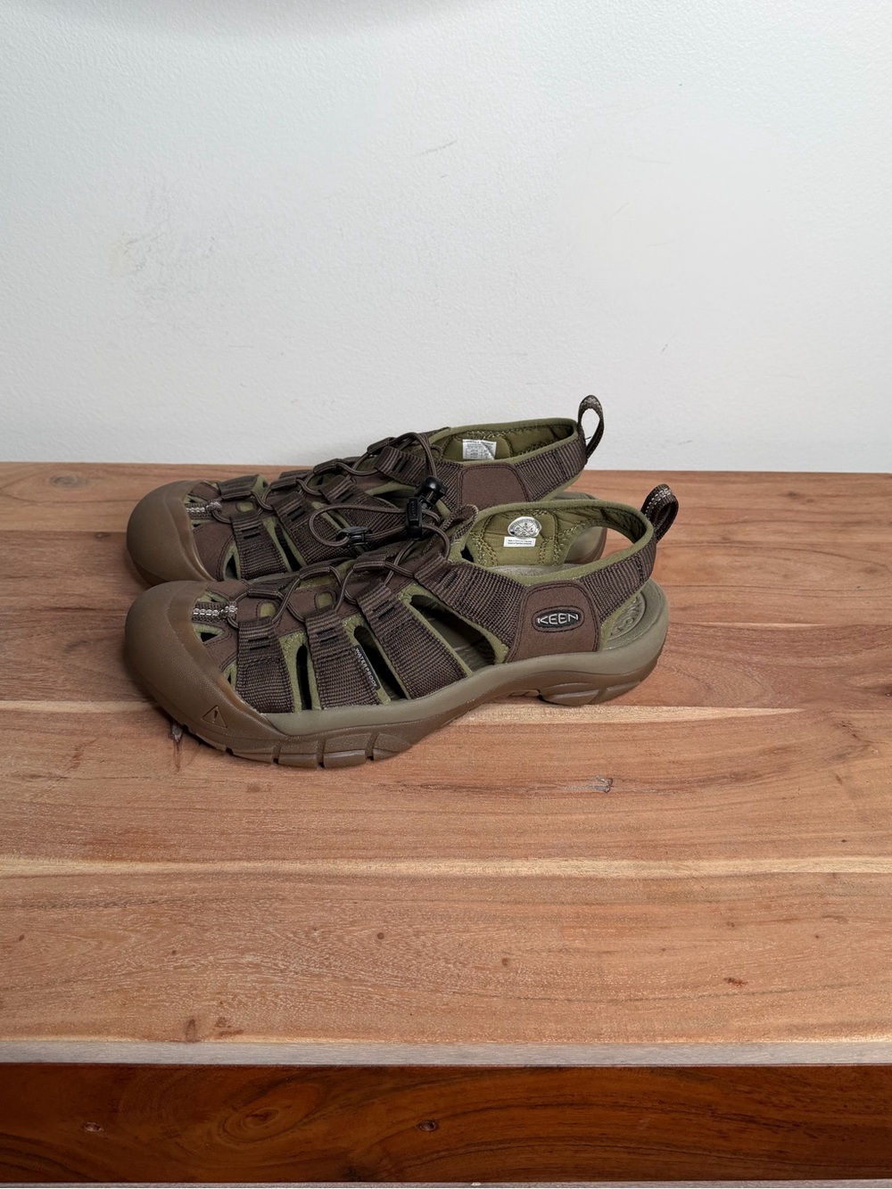 Keen Men's Olive Green Brown Hiking Sandals